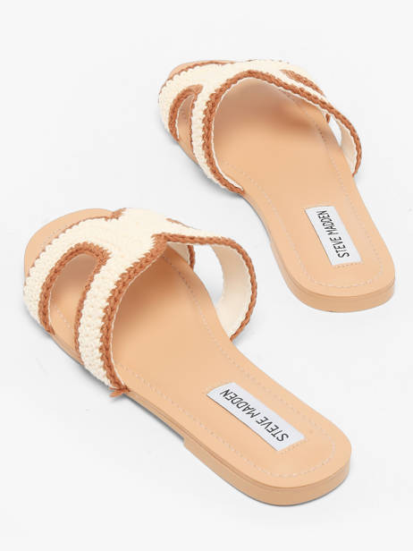 Slippers Steve madden Beige women 11005344 ander zicht 2