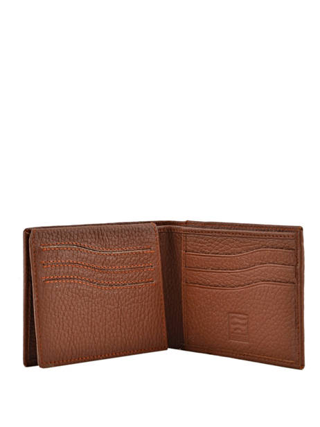 Portefeuille Leder Crinkles Bruin caviar 14074 ander zicht 2