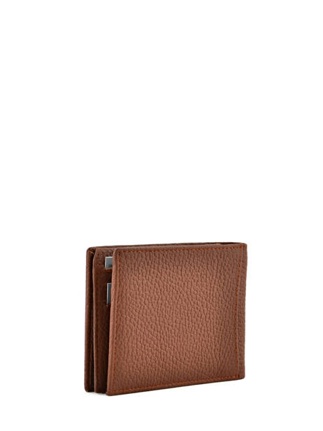 Portefeuille Leder Crinkles Bruin caviar 14074 ander zicht 1