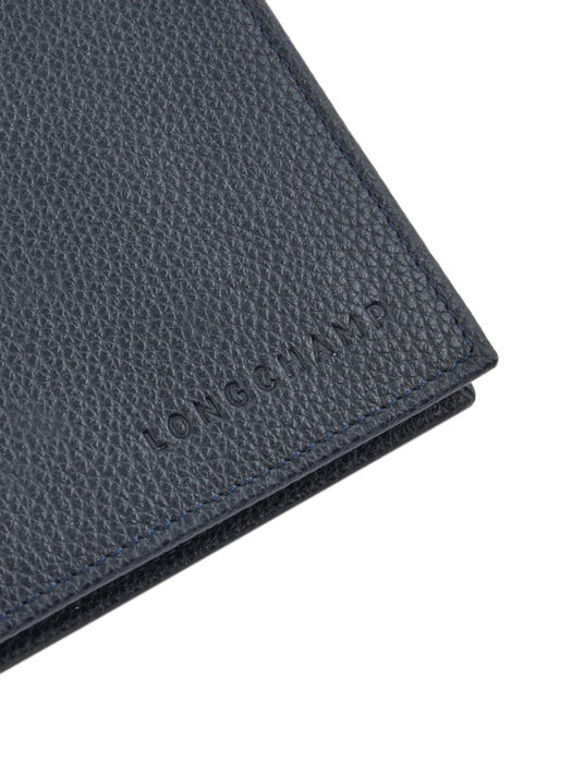 Longchamp Le foulonné Portefeuille Blauw