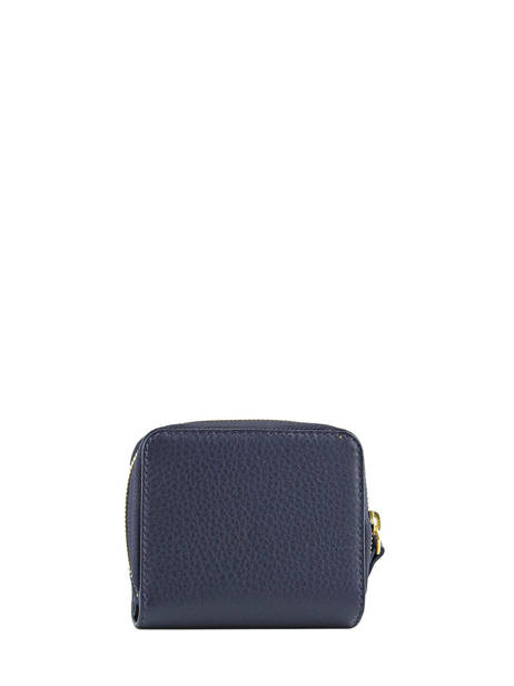 Portefeuille Leder Yves renard Blauw foulonne 29692 ander zicht 2