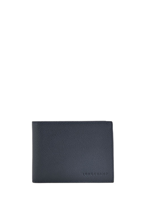 Longchamp Le foulonné Portefeuille Blauw