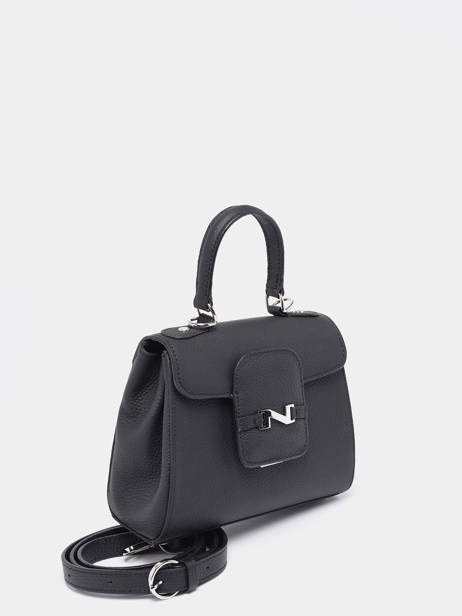 Cross Body Tas Mini Duras Leder Nathan baume Zwart ines 4 ander zicht 2